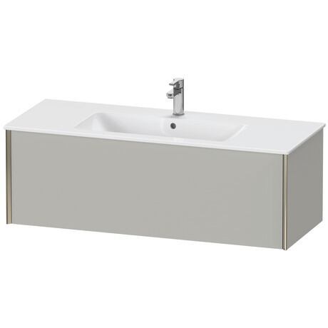 ארון אמבטיה תלוי על הקיר, XV40280B107 אפור בטון מאט, עיצוב, פרופיל: שמפניה