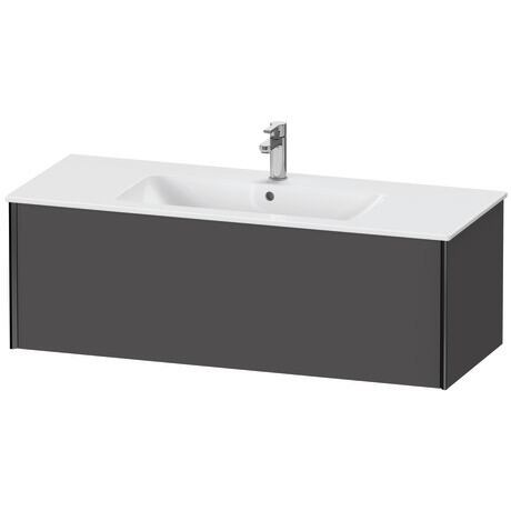 ארון אמבטיה תלוי על הקיר, XV40280B249 גרפיט מאט, עיצוב, פרופיל: שחור