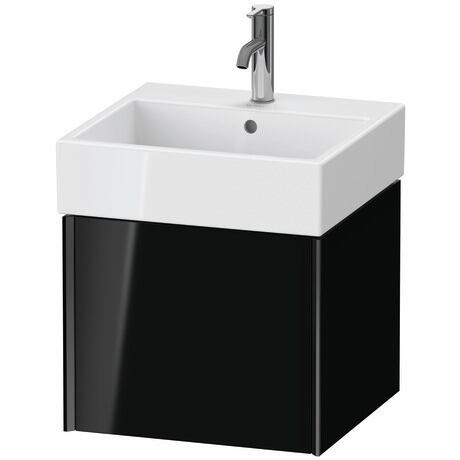 Meuble sous lavabo suspendu, XV42330B240 Noir brillant, Laqué, Profilé: Noir