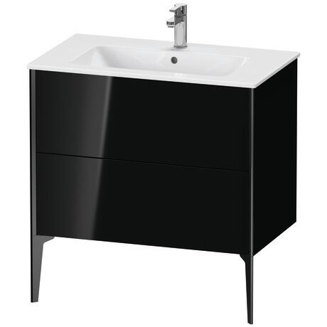 Vanity Cabinet, XV44820B240 Black High Gloss, Lacquer, Profile: Black