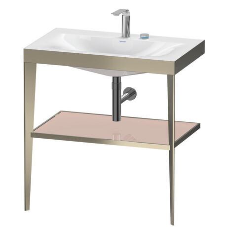 c-bonded set with metal console, XV4715EB110 Frame: Champagne Matt, Highly compressed three-layer chipboard