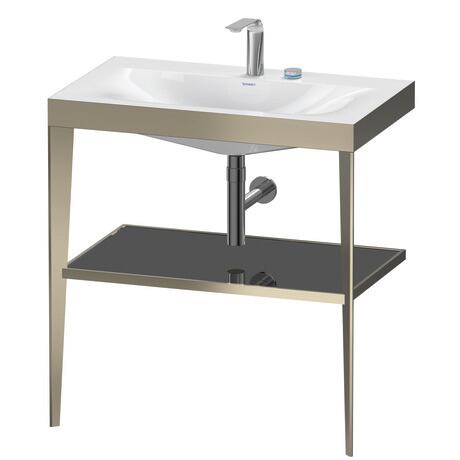 c-bonded set with metal console, XV4715EB140 Frame: Champagne Matt, Highly compressed three-layer chipboard