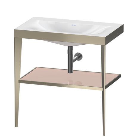 c-bonded set with metal console, XV4715NB110 Frame: Champagne Matt, Highly compressed three-layer chipboard