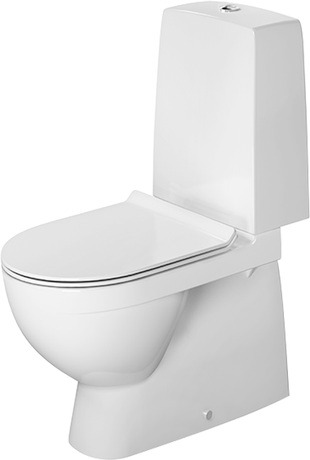 Golvstående toalett för kombination Nordic toalett, 010701