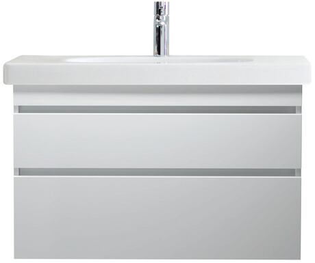 Vægmonteret vaskeskab, DS648201818 Hvid Mat, Dekor
