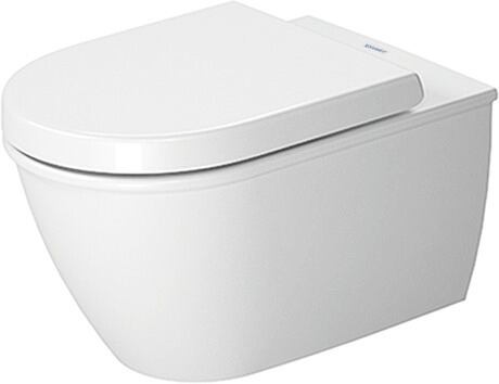WC-Sitz, 0069810000 Form: D-shaped, Weiß Hochglanz, Farbe Scharnier: Edelstahl, Überlappend