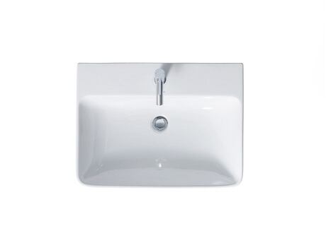 Washbasin, 2335550000 White High Gloss, Number of washing areas: 1 Middle, Number of faucet holes per wash area: 1 Middle