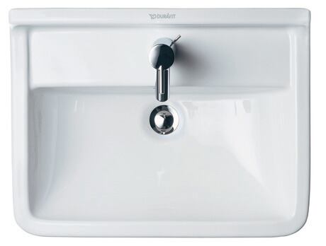 Lavabo, 0300550000 Bianco lucido, Numero di postazioni lavabo: 1 Al centro, Numero dei fori rubinetteria: 1 Al centro