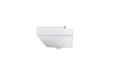 Toilet Seat, 0022090000 White High Gloss, Hinge color: Stainless Steel, Wrap over