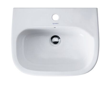 Wall Mounted Sink, 23105500002 White High Gloss, Number of basins: 1 Middle, Number of faucet holes: 1 Middle, ADA: No