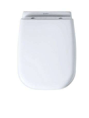 WC-Sitz, 0067310000 Weiß Hochglanz, Farbe Scharnier: Edelstahl