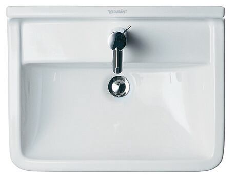 Lavabo, 0300550000 Bianco lucido, Numero di postazioni lavabo: 1 Al centro, Numero dei fori rubinetteria: 1 Al centro