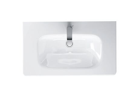 Håndvask Compact, 2337780000 Hvid Højglans, Antal vaske: 1 Midten, Antal hanehuller: 1 Midten