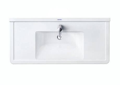 Wall Mounted Sink, 0304100000 White High Gloss, Number of basins: 1 Middle, Number of faucet holes: 1 Middle, Overflow: Yes