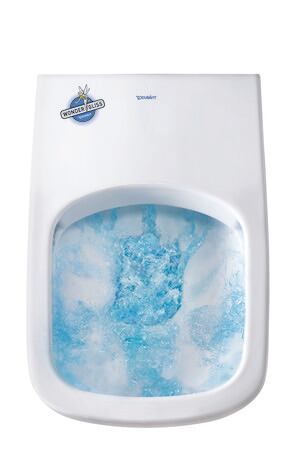 Wall-mounted toilet, 2542090000 White High Gloss, Flush water quantity: 4,5 l