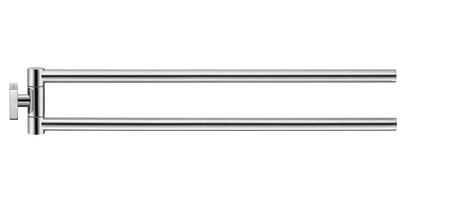 Towel rail, 0099581000 Material: Brass, Number of arms: 2, Incl. mounting material: Yes