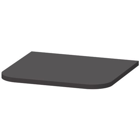 Cover plate, HP030008080 Graphite Super Matt, Highly compressed three-layer chipboard