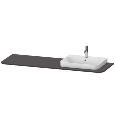 Plan de toilette, HP031HR8080 Coloris Graphite super mat