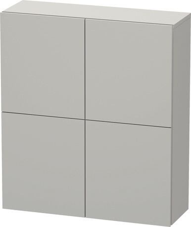 Linen Cabinet, LC116700707 Concrete Gray Matte, Decor