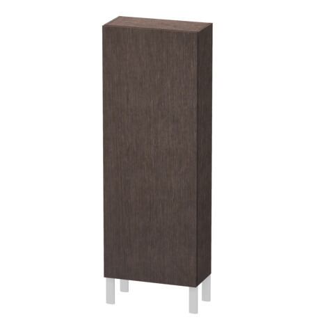 Linen Cabinet, LC1169R7272 Hinge position: Right, Dark Brushed Oak Matte, Real wood veneer