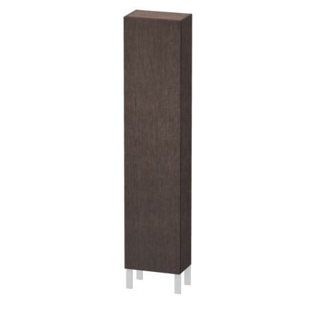 Tall cabinet, LC1170R7272 Hinge position: Right, Brushed dark oak Matt, Real wood veneer