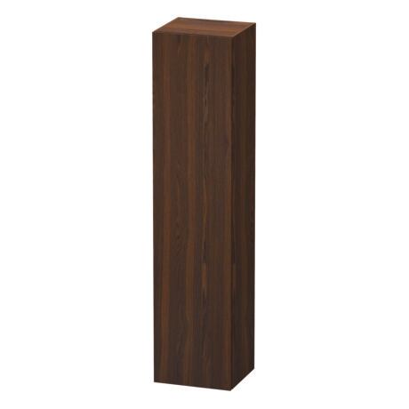 Tall cabinet, LC1180R6969 Hinge position: Right, Brushed walnut Matt, Real wood veneer
