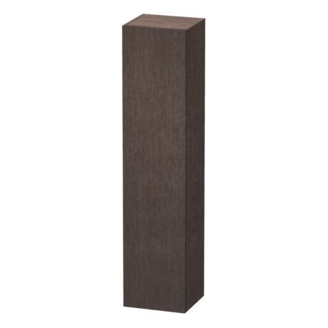 Tall cabinet, LC1180R7272 Hinge position: Right, Brushed dark oak Matt, Real wood veneer