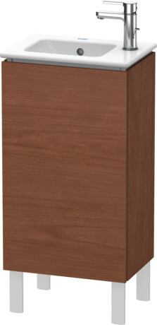 Vanity unit floorstanding, LC6273R1313 American walnut Matt, Real wood veneer