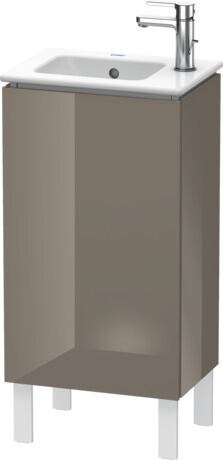 Vanity unit floorstanding, LC6273R8989 Flannel Grey High Gloss, Lacquer