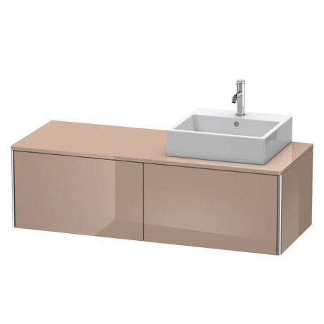 Mueble bajo lavabo para encimera, XS4903R8686 Capuccino Brillante, Lacado