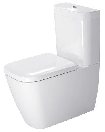 Staande WC voor combinatie, 2134090000 Wit Hoogglans