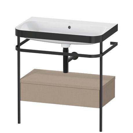 c-bonded set with metal console and drawer, HP4742N7575 Linen Matt, Decor, Shelf material: Highly compressed three-layer chipboard