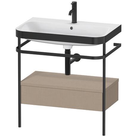 c-bonded set with metal console and drawer, HP4742O7575 Linen Matt, Decor, Shelf material: Highly compressed three-layer chipboard