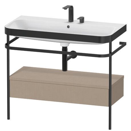 c-bonded set with metal console and drawer, HP4743E7575 Linen Matt, Decor, Shelf material: Highly compressed three-layer chipboard