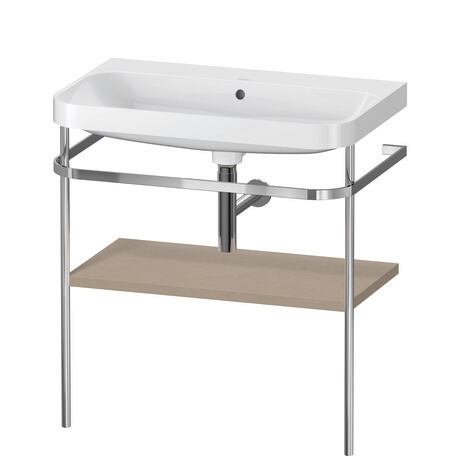 c-shaped set with metal console, HP4837N7575 Shelf material: Highly compressed three-layer chipboard