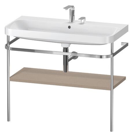c-shaped set with metal console, HP4838E7575 Shelf material: Highly compressed three-layer chipboard