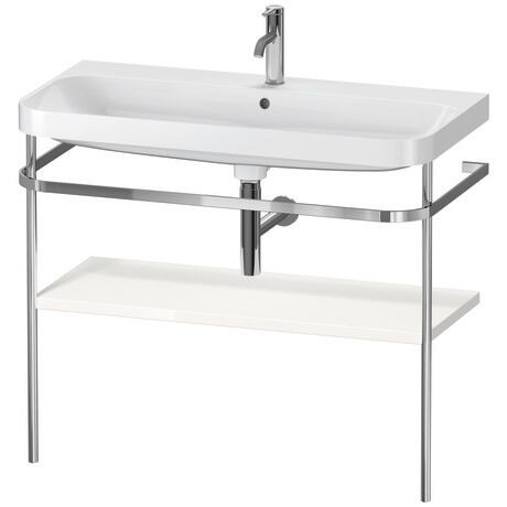 c-shaped set with metal console, HP4838O2222 Shelf material: Highly compressed three-layer chipboard