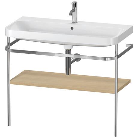 c-shaped set with metal console, HP4838O7171 Shelf material: Highly compressed three-layer chipboard