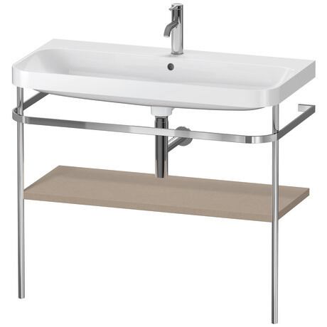 c-shaped set with metal console, HP4838O7575 Shelf material: Highly compressed three-layer chipboard