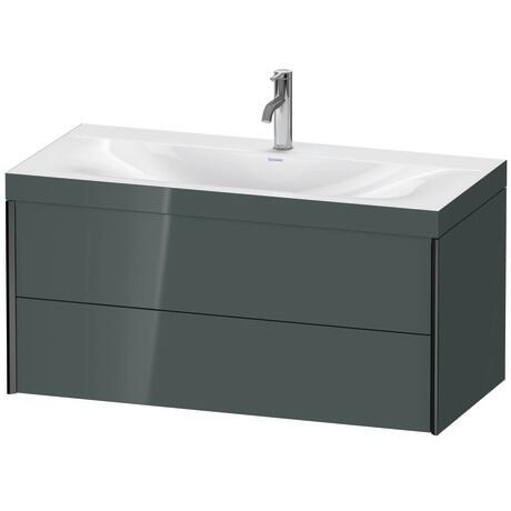 c-bonded set wall-mounted, XV4616OB238C Dolomite Gray High Gloss, Lacquer