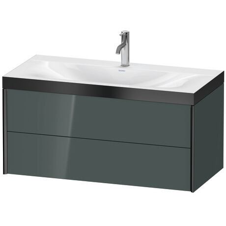 c-bonded set wall-mounted, XV4616OB238P Dolomite Gray High Gloss, Lacquer