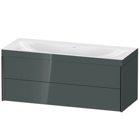 c-bonded set wall-mounted, XV4617NB238C Dolomite Gray High Gloss, Lacquer