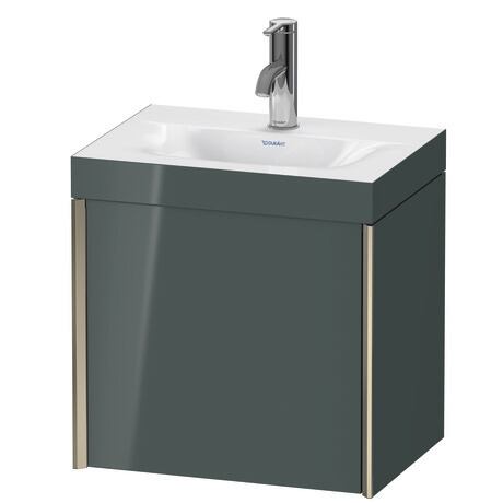 c-bonded set wall-mounted, XV4630OB138C Dolomite Gray High Gloss, Lacquer