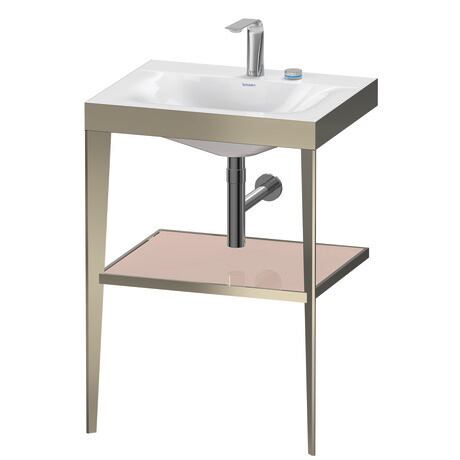 c-bonded set with metal console, XV4714EB110 Frame: Champagne Matt, Highly compressed three-layer chipboard
