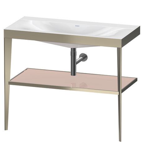 c-bonded set with metal console, XV4716NB110 Frame: Champagne Matt, Highly compressed three-layer chipboard