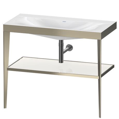 c-bonded set with metal console, XV4716NB185 Frame: Champagne Matt, Highly compressed three-layer chipboard