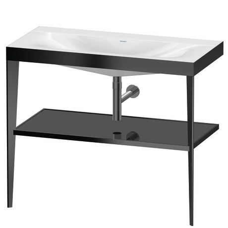 c-bonded set with metal console, XV4716NB240 Frame: Black Matt, Highly compressed three-layer chipboard