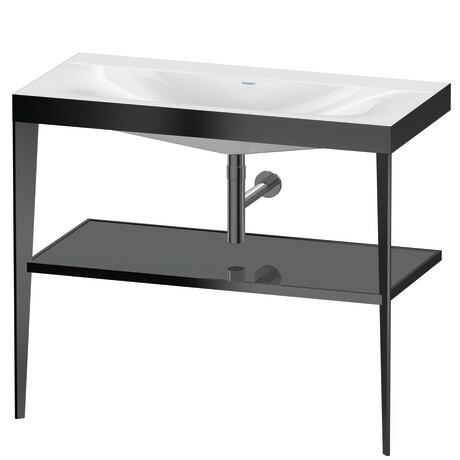 c-bonded set with metal console, XV4716NB289 Frame: Black Matt, Highly compressed three-layer chipboard