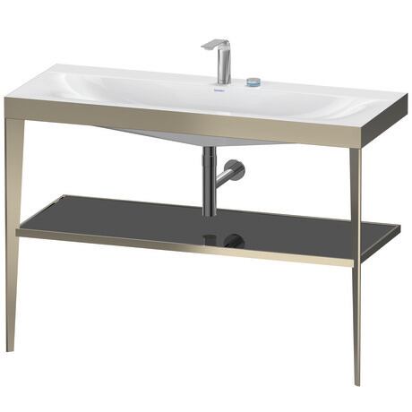 c-bonded set with metal console, XV4717EB140 Frame: Champagne Matt, Highly compressed three-layer chipboard