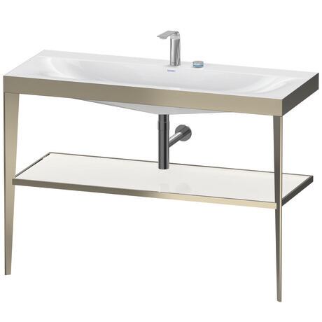 c-bonded set with metal console, XV4717EB185 Frame: Champagne Matt, Highly compressed three-layer chipboard
